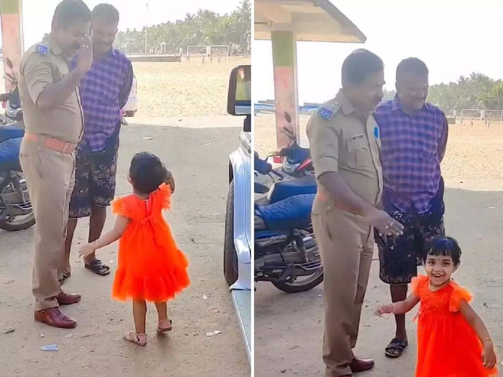 ‘ഇരിക്കട്ടെ-പൊലീസ്-മാമന്-ഒരു-സല്യൂട്ട്’,-കേരള-പൊലീസ്-പങ്കുവെച്ച-രസകരമായ-വീഡിയോ-വൈറൽ