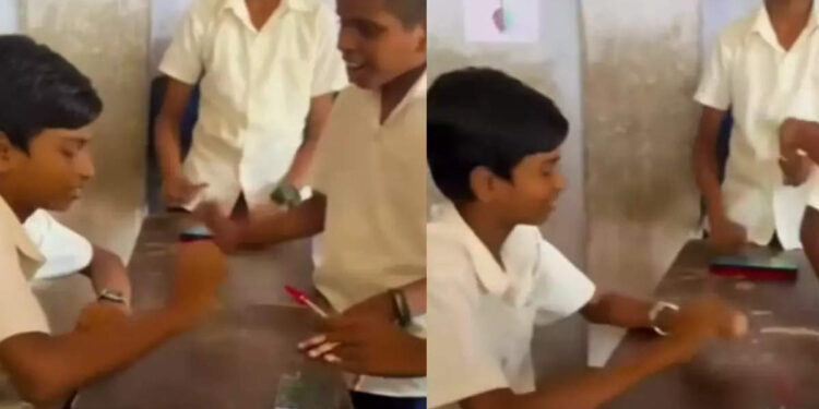 സ്കൂളിലെ-ബെഞ്ചിൽ-താളം-പിടിച്ച്-വിദ്യാർത്ഥികൾ,-വൈറലായി-വീഡിയോ